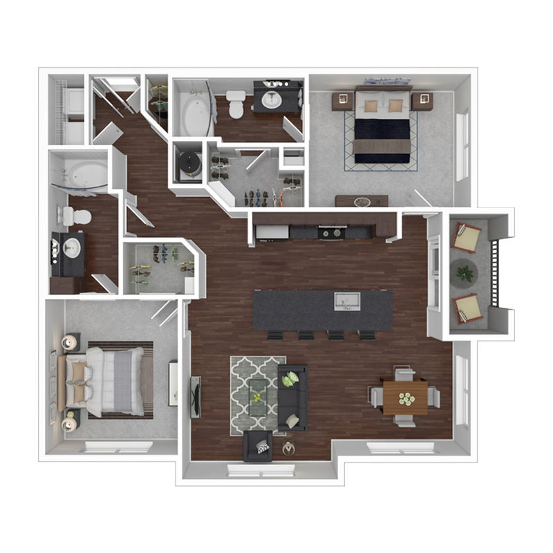 One and Two Bedroom Apartments in Spring, TX near Houston, Tomball, Conroe, and The Woodlands, pet friendly luxury apartment community