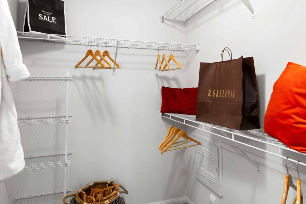 model closet - Haven at Augusta Woods